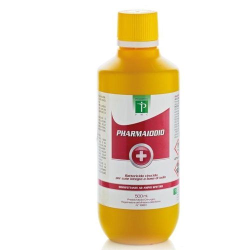 PharmaIodio, disinfettante, 500 ml. PharmaIodio, disinfettante, 500 ml.